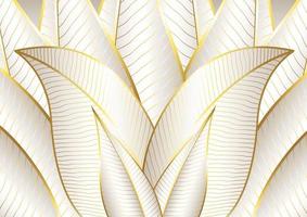 Abstract background with golden linear design vector