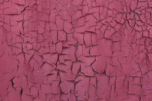 Old pink paint metal wall background photo