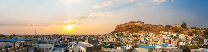 Panoramic view of Mehrangarh fort at Jodhpur photo