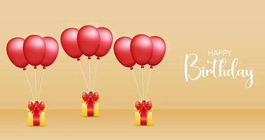 Happy Birthday Celebration Background vector