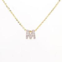 Diamond pendant 9k gold with necklace photo