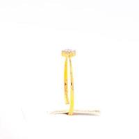 Diamond ring 9k gold photo