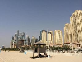 Dubai, 2014- Cityscape of Dubai in summer photo