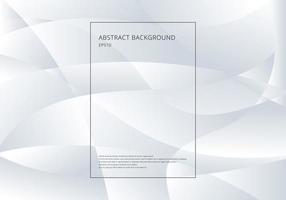 Abstract white and gray gradient color curve background. Technology modern futuristic style. vector