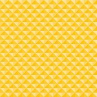 Yellow geometric triangles pattern seamless background and texture. vector