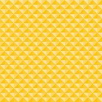 Yellow geometric triangles pattern seamless background and texture. vector