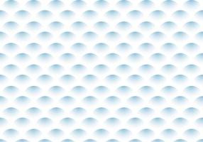 Abstract semicircle blue gradient wave pattern on white background. vector
