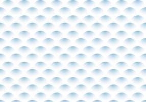 Abstract semicircle blue gradient wave pattern on white background. vector