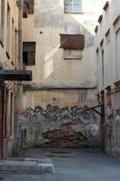 Old inner courtyard in St. Petersburg photo