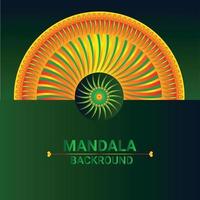 Mandala design background vector