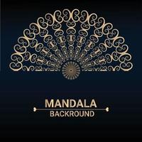 Mandala design background vector