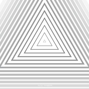 fondo geométrico de la línea del triángulo abstracto vector