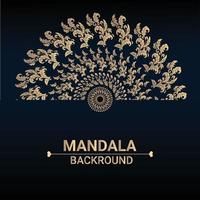 Mandala design background vector