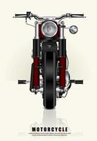 Poster Chopper Motorcycle isolated Vector Illustration