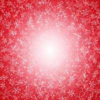 Winter time Red Christmas with snowflakes pattern circle background. vector