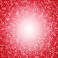 Winter time Red Christmas with snowflakes pattern circle background. vector