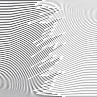 Abstract minimal design wave stripe gray and white line pattern background texture. vector