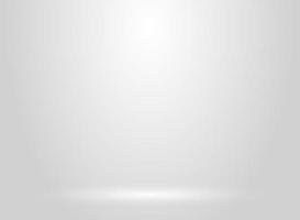 Studio room white and gray background with lighting vector