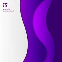 Abstract purple waves background. vector