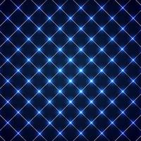Abstract squares lines grid pattern with circles laser light on blue background technology concept. Geometric template design for cover brochure, banner web, presentation, etc vector