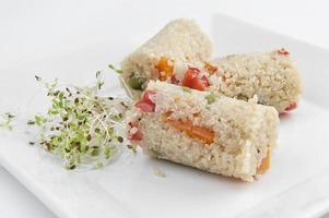 guiso de quinoa con verduras foto