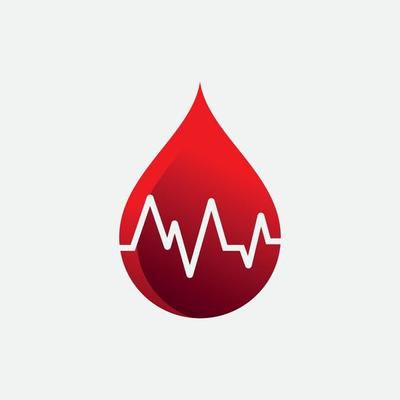 blood logo vector illustration