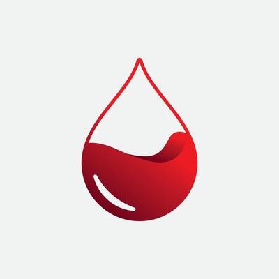 blood logo vector illustration