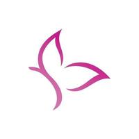 Beauty Butterfly Logo vector template