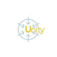 Unity vector logo icon