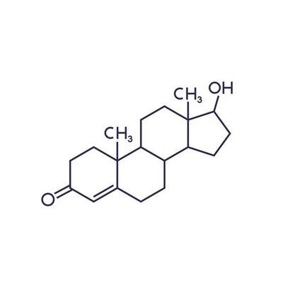 testosterone molecule on white 2443263 Vector Art at Vecteezy