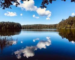 Geluva lake in Lithuania photo