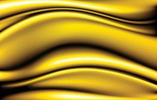 Golden Yellow Liquid Background Concept vector