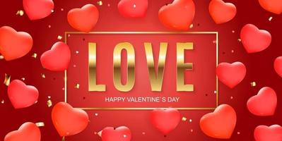 Valentine s Day Love and Feelings Weekend Sale Background Design vector