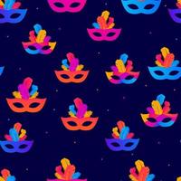 Carnaval Seamless Pattern vector