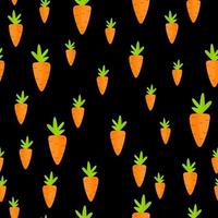 Seamless Carrot pattern vector