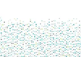 Abstract blue geometric repeating square random size pattern isolated on white background vector