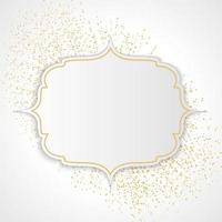 Abstract Party Frame Background vector