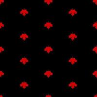 Red maple canada seamless pattern vector