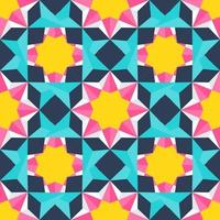 Seamless geometric pattern vector