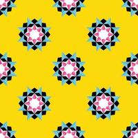 Seamless geometric pattern vector