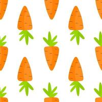 Seamless Carrot pattern vector