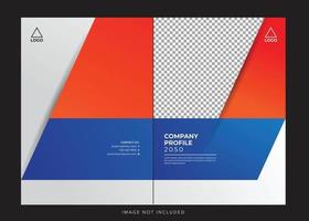 corporate company profile cover vector
