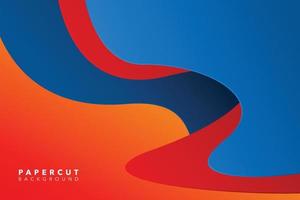 blue red modern abstract background design vector