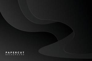 black modern abstract background design vector