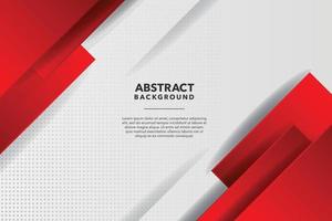 red white modern abstract background design vector