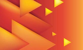 orange modern abstract background design vector