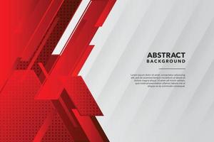 diseño de fondo abstracto moderno blanco rojo vector