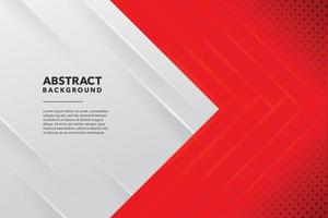 red white modern abstract background design vector