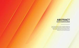 orange modern abstract background design vector