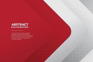 red white modern abstract background design vector